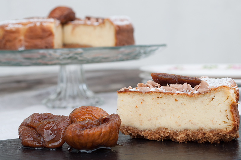 .. og selvfølgelig også en der er bagt - Amerikansk cheesecake