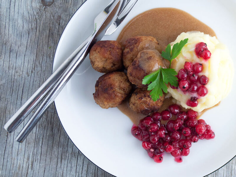 Kötbullar som i Ikea - svenske kødboller