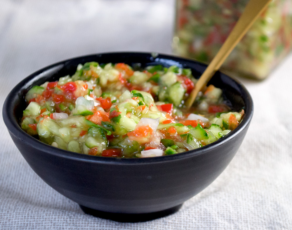 agurk relish oppskrift